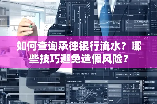 如何查询承德银行流水？哪些技巧避免造假风险？